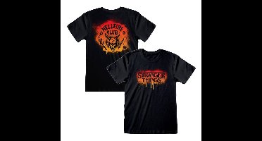 Stranger Things T-Shirt Spray Paint Hellfire Size L