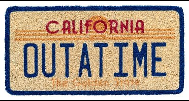 Back to the Future Door Mat 60 x 30 cm