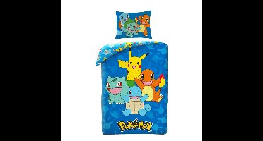 Pokémon Duvet Set Ver. 2 140 x 200 cm / 70 x 90 cm
