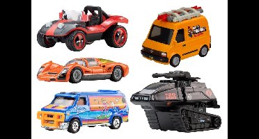 Hot Wheels Premium Die-Cast Vehicles 1/64 Pop Culture 979Q Assortment (10)