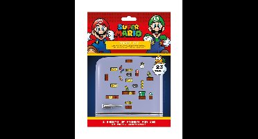 Super Mario Fridge Magnets Mushroom Kingdom