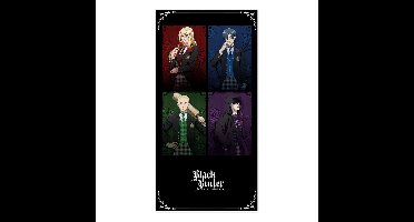 Black Butler: Public School Arc Towel The Prefect Four / P4 150 x 75 cm