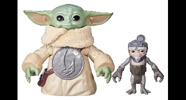 Star Wars: The Mandalorian & Grogu Electronic Action Figure Huggin' Grogu & Anzellan 17 cm