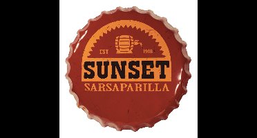 Fallout Tin Sign Sunset Sarsaparilla Bottle Cap