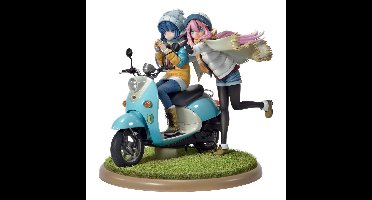 Laid-Back Camp Prisma Wing PVC Statue 1/7 Nadeshiko Kagamihara & Rin Shima 24 cm