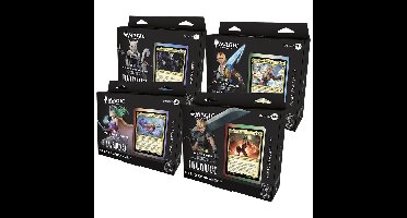 Magic the Gathering Final Fantasy Commander Decks Display (4) italian