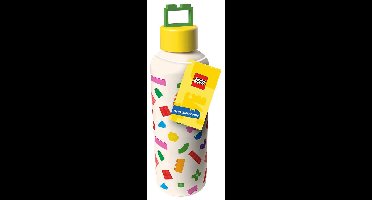 Lego Metal Water Bottle with Shaped Lid