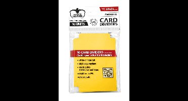Ultimate Guard Card Dividers Standard Size (10) - Yellow