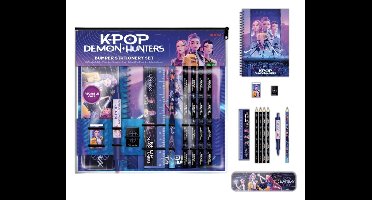 KPop Demon Hunters 12-Piece Stationery Set A4 Bumper