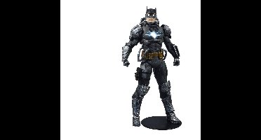 DC Multiverse Action Figure Batman Hazmat Suit Gold Label Light Up Batman Symbol 18cm