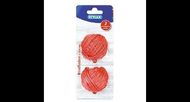 2x Bollen touw roze