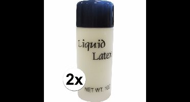 2x vloeibare liquid latex make up