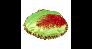 Boland Pietenmuts - groen - met veer - kinderen - sinterklaasfeest