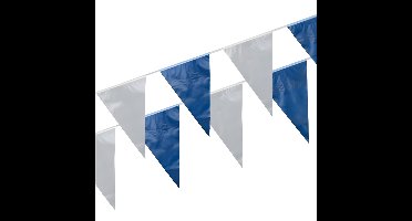 Boland Vlaggenlijn - blauw/wit - 10 meter - kunststof - verjaardag
