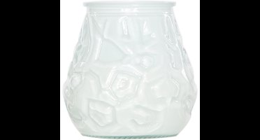 Cosy & Trendy mini lowboy tafelkaars - wit - 17 Branduren - 7 cm - kaars