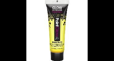 Face/Body paint - neon geel/glow in the dark - 10 ml - schmink/make-up - waterbasis