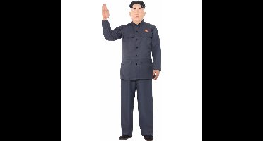 Kim Jong Un carnaval verkleedkleding kostuum voor heren - Noord Korea verkleedpak