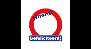 Paperdreams Hulde stopbord blanco - rond - 50 x 50 cm - karton - zelf beschrijven - feestartikelen