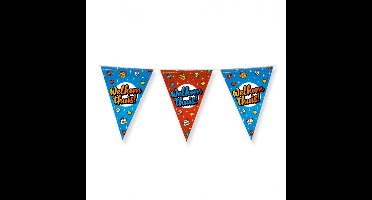 Paperdreams Vlaggenlijn - Welkom thuis feest- 10m - diverse kleuren - folie