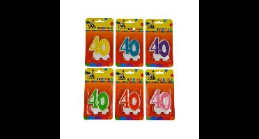 Verjaardag kaarsen 40 jaar