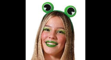 Verkleed diadeem kikker oren/oortjes - meisjes/dames - Carnaval