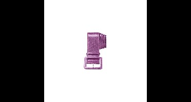 Verkleed riem glitter - paars - 120 cm - kleuren thema verkleedaccessoires