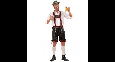Verkleedkleding Lederhose lederlook voor heren
