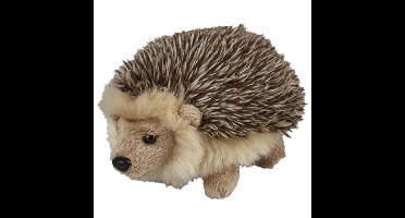 Egel pluche dieren knuffel - bruin - 15 cm - bosdieren knuffels