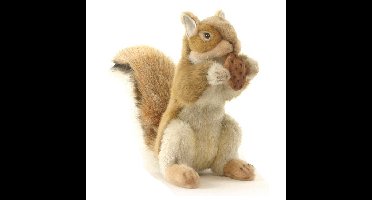 Hansa pluche eekhoorn - knuffel - 22 cm - pluche - knuffeldier