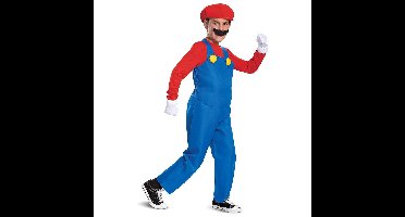 Loodgieter Mario verkleedkleding - kinderen - computer game kostuum - Carnavalskleding