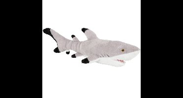 Pluche knuffeldier - Haai - knuffeldier - 55 cm - oceaan dierenknuffel