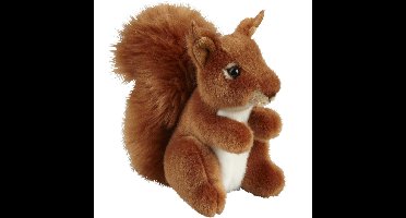 Ravensden pluche knuffel dieren Rode Eekhoorn - 18 cm - bosdieren speelgoed