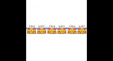 Verjaardag taart feest slinger verjaardag 3 meter