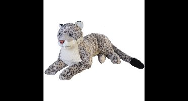 Wild Republic knuffel - sneeuw luipaard pluche - groot - 76 cm - dieren knuffels