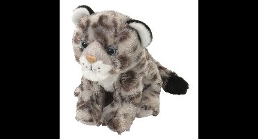 Wild Republic Knuffel Sneeuwluipaard Welpje - 20 cm - pluche - kraalogen - knuffeldier