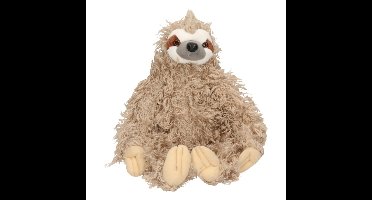 Wild Republic pluche luiaard knuffel - 30 cm - grijs - bosdieren knuffels