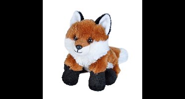Wild Republic Pluche vos knuffel - rood - 18 cm - Dieren knuffels - Vossen
