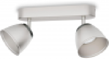 Philips myLiving Spotlamp County RVS 2-spot