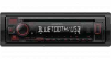 Kenwood KDC-BT460U Radio-CD Speler - Bluetooth - Rood