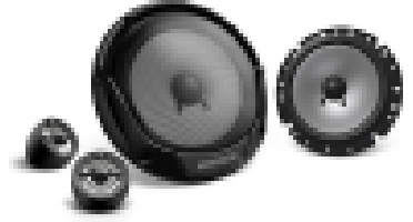 Kenwood KFC-E170P - 17cm 2-wegs Component Autospeakerset