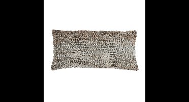 Kussen Mezoki Boucle bruin 60x30cm