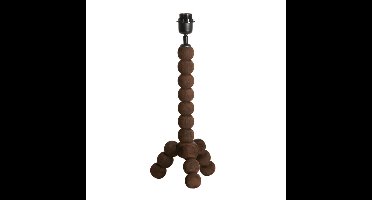 Lampvoet Veglio hout mat donkerbruin M