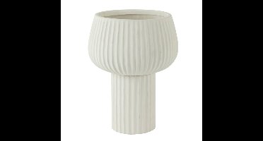 Vaas deco Feya keramiek creme m