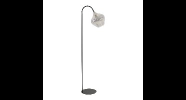 Vloerlamp Rakel mat zwart+smoke