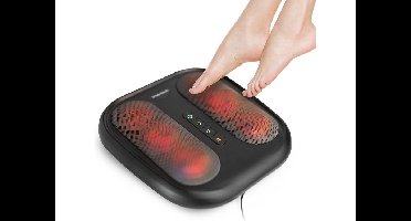 QLT 2 in 1 voetmassage - Shiatsu - infrarood - Zwart