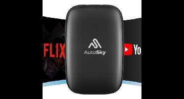 AutoSky AI Box Lite Draadloze CarPlay & Android Auto Dongle