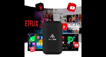 AutoSky AI Box Lite Plus 2.0 Draadloze CarPlay - Android Auto Dongle