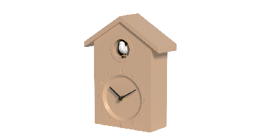 Nexxt Koekoeksklok Quartz Wandklok - Klassiek - Beige