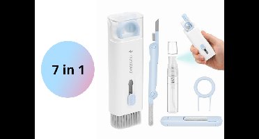 Gembird 7-in-1 schoonmaak set - Voor telefoon / oordopjes / toetsenbord