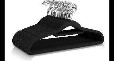 50 XEMM Suede Kledinghangers Met Broeklat